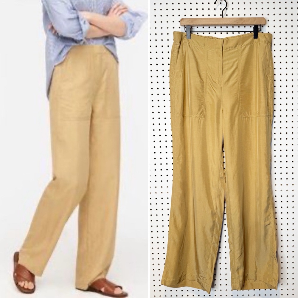 J. Crew | NWT Straight-leg Pant with‎ Surplus Pockets Straight-Leg Pants Sz. 14